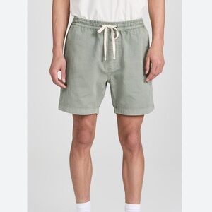 NWT Madewell Men’s Cotton Everywhere Shorts in Olive Green Size 2XL